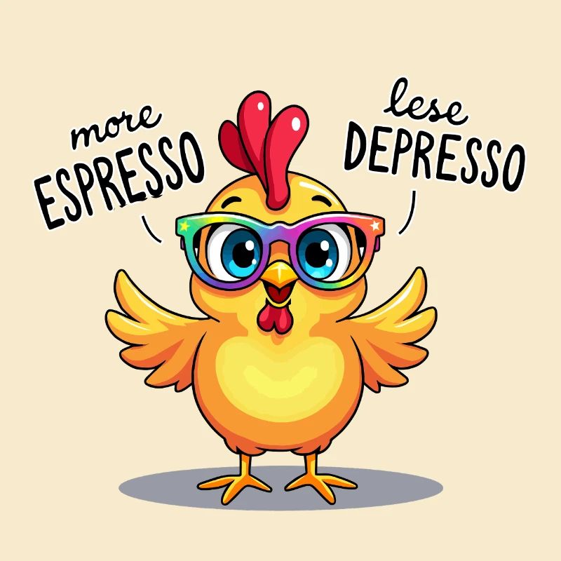 Funny Chicken – Plus d’espresso, moins de dépresso