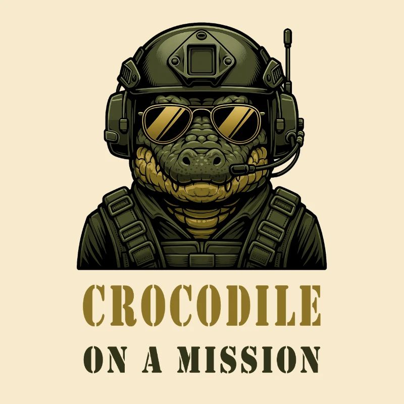 Crocodile on a mission