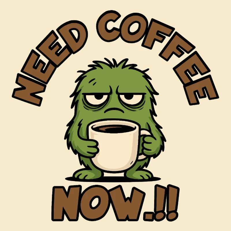 Coffee Monster - Need Coffee Now!!