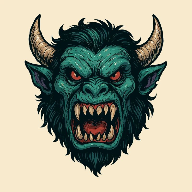 Dämonisches Wyrmgesicht