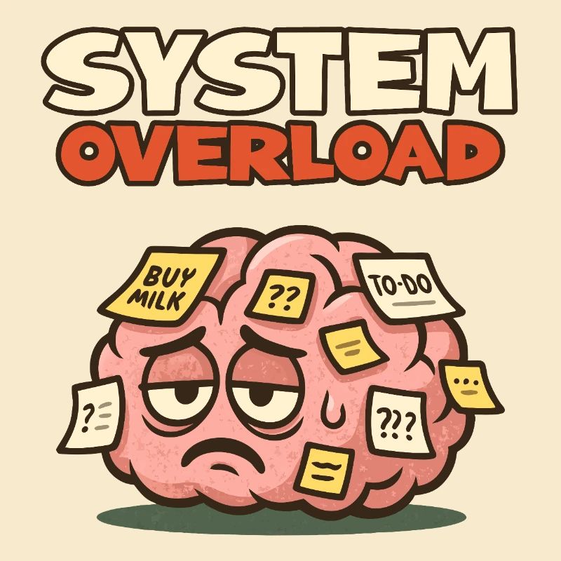 Cerveau en surcharge du système