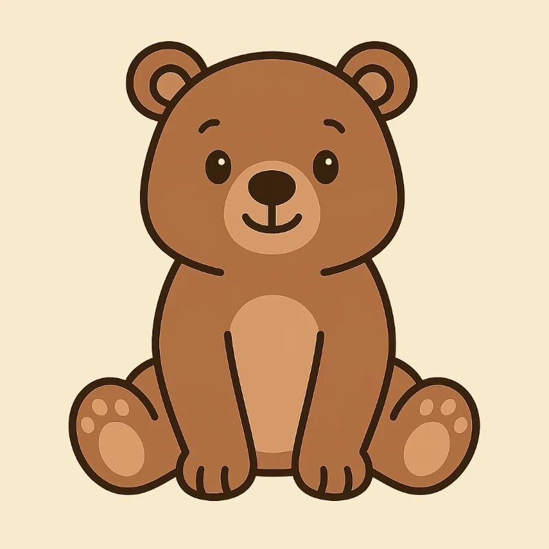Kuschelbär Illustration
