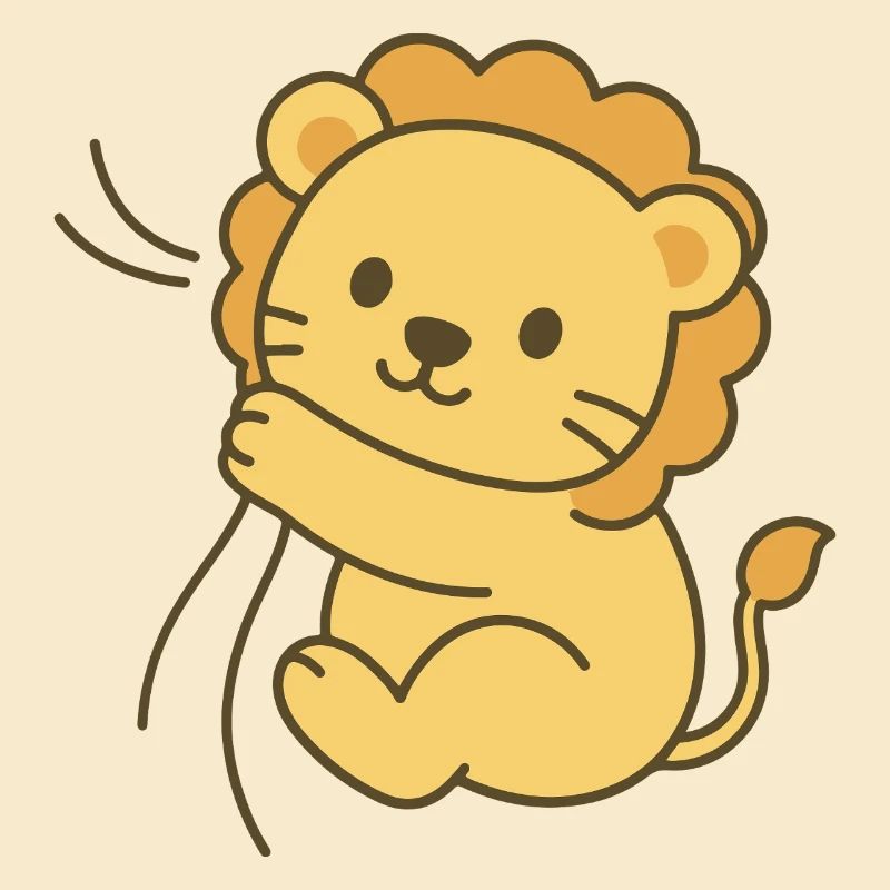 Bébé lion câlin - Snuggle King Cub