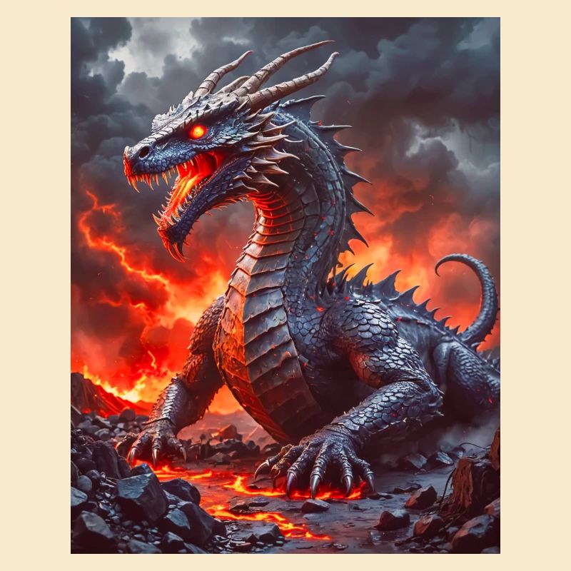 Zmey Gorynych, Slavic three-headed fire-breathing