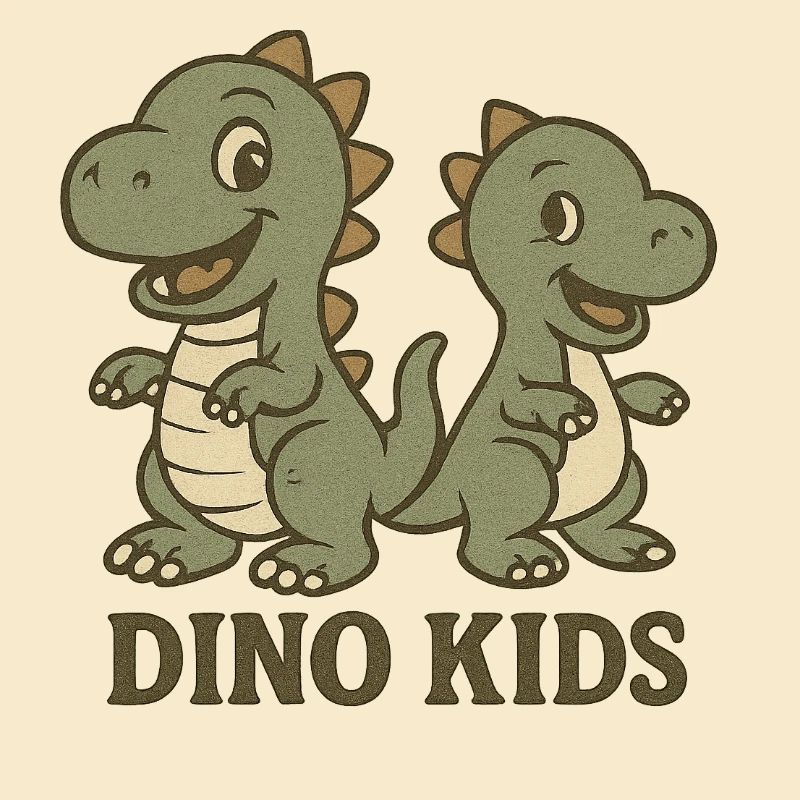 Niedliche Dino-Kinder Design