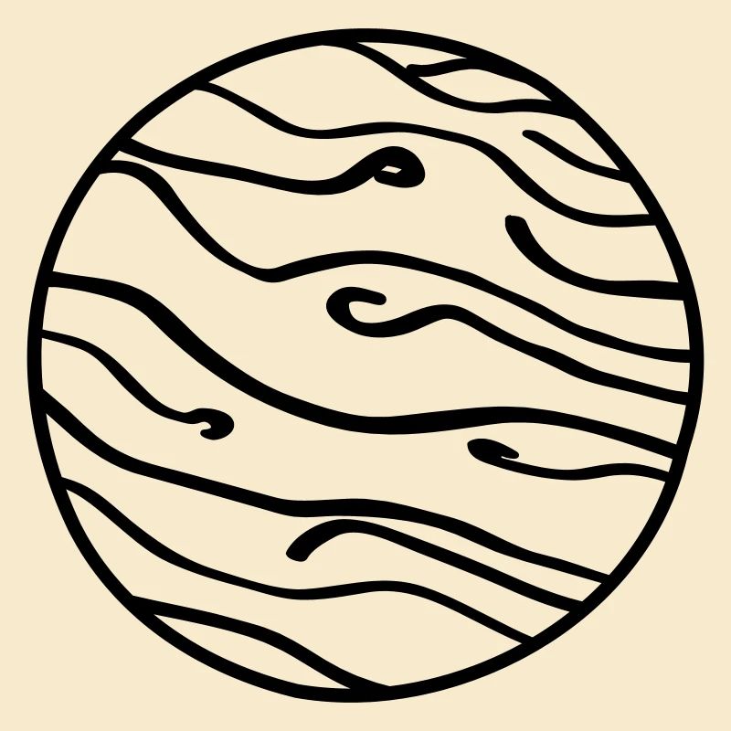 Planète Doodle de l’espace