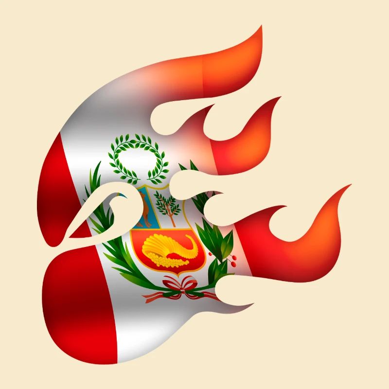 Drapeau du Pérou - Pérou - Ninja