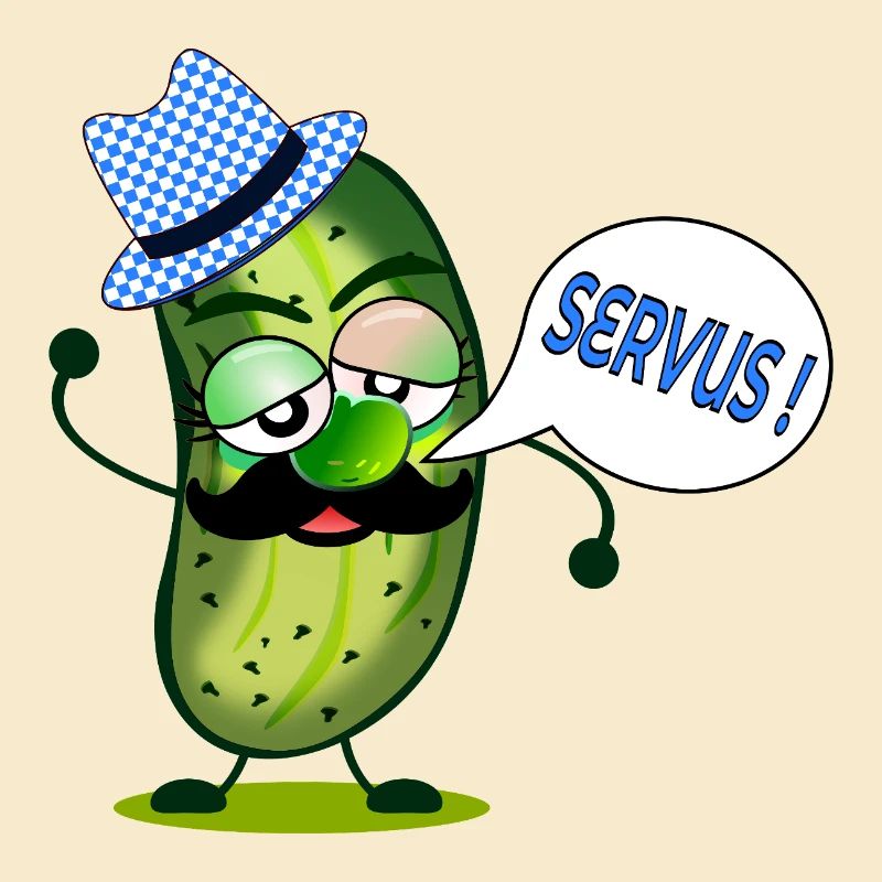 CORNICHONS À MOUSTACHE BAVARIA SERVUS