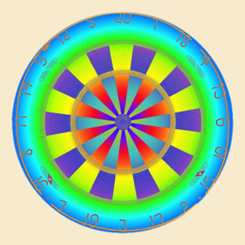 Dartboard Rainbow