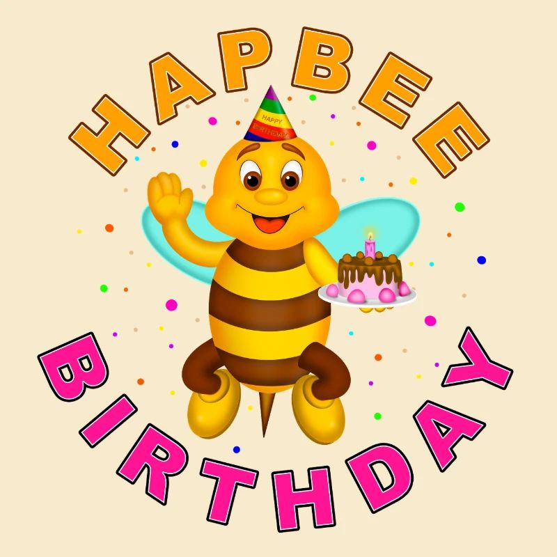HAPBEE Geburtstag mit Text