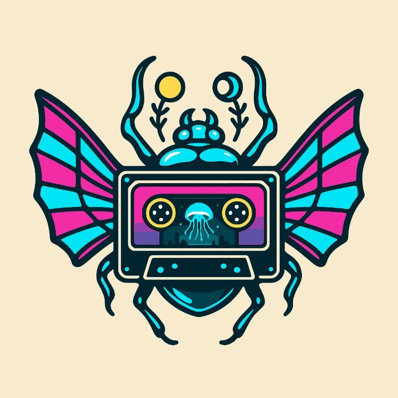 Neon Mixtape Skarabäus