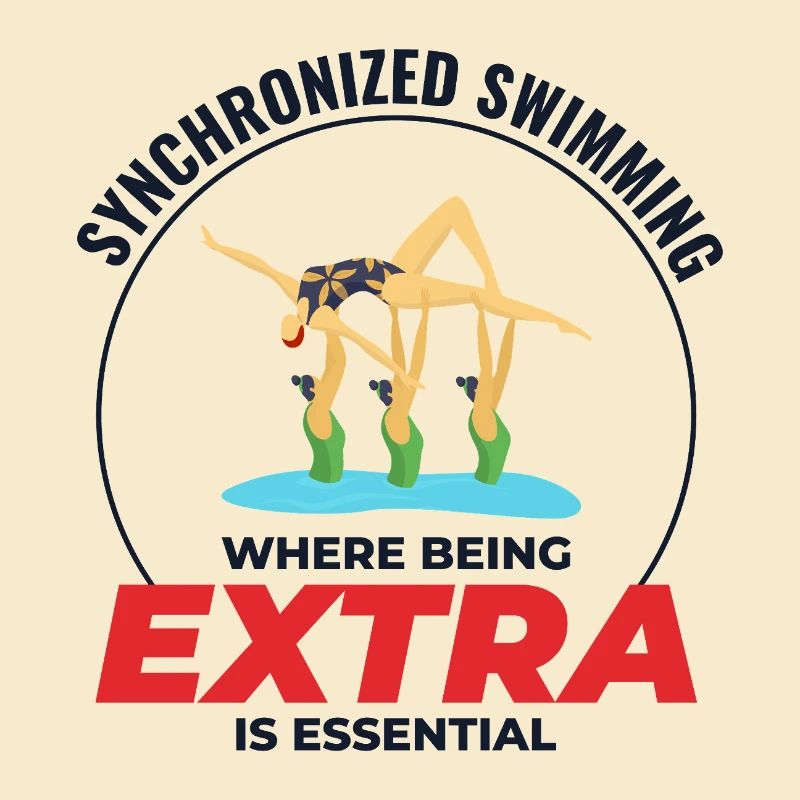 Synchronschwimmen, wo man extra ist
