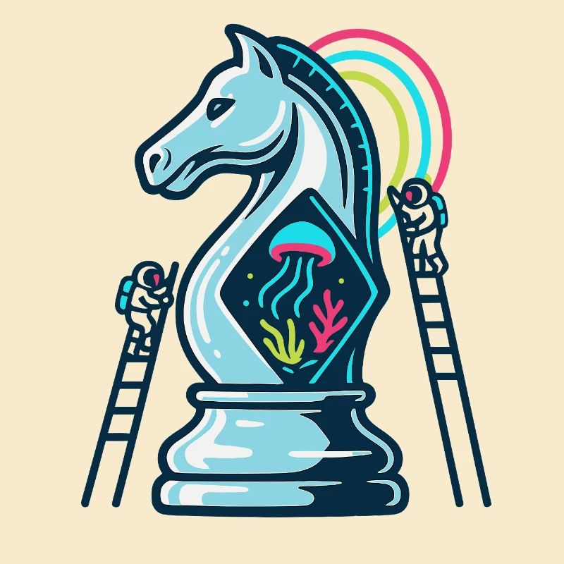 Deep Sea Chess Knight