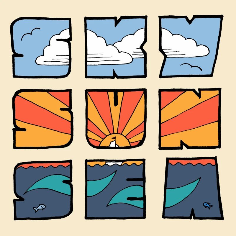 Ciel Soleil Mer