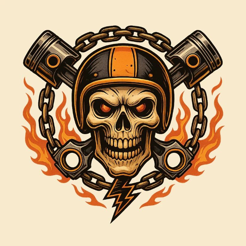 Skull Rider – Dunkler Biker-Geist