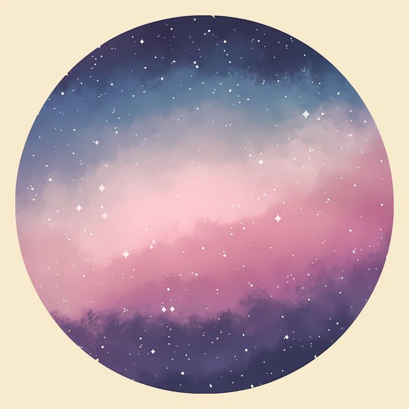 Galaxy Cloud Sky Print