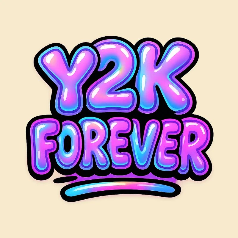 Y2K Forever Neon Design