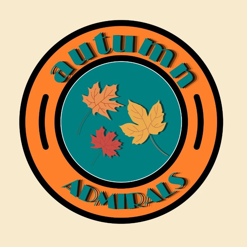 Herbstlaub-Embleme