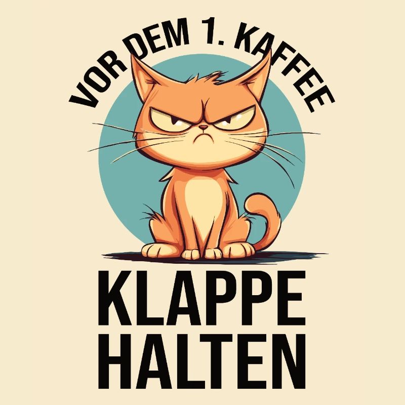 Don't talk to cat before your first coffee