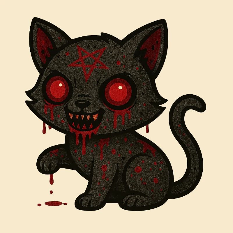 Chat Sombre Occulte
