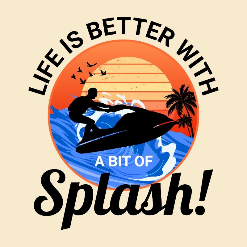 Life Better With Splash Personal Watercraft Rider 