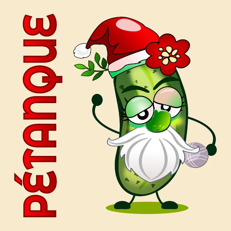 Noël pétanque Boule Cornichons