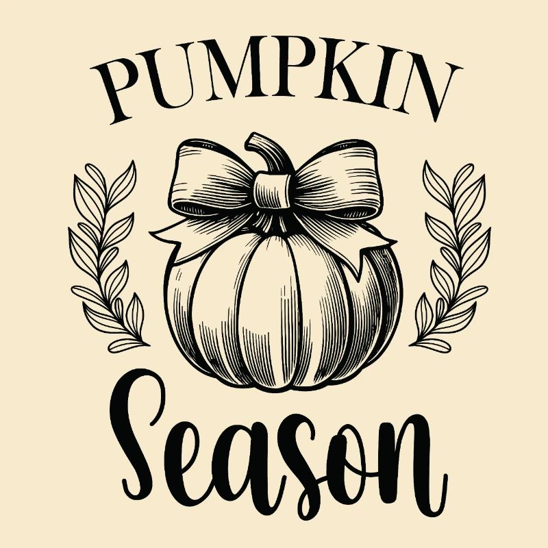 Illustration dessinée à la main de la saison des citrouilles