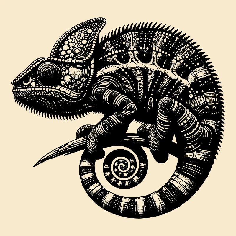 Tropisches Echsenwunder Exotische Echse