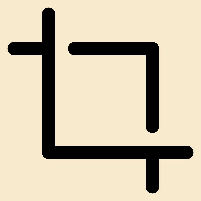 zuschneiden Icon
