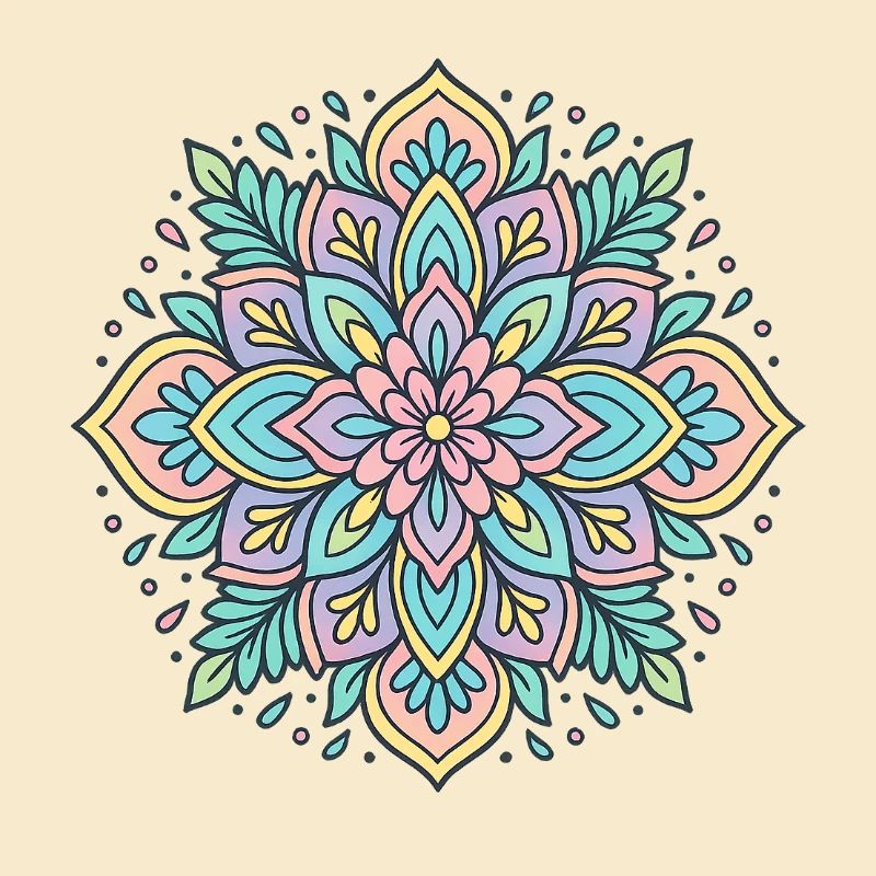 Mandala de fleurs