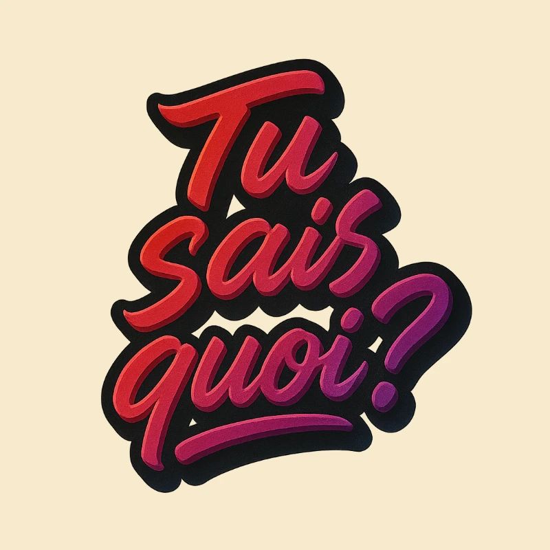 You know what?