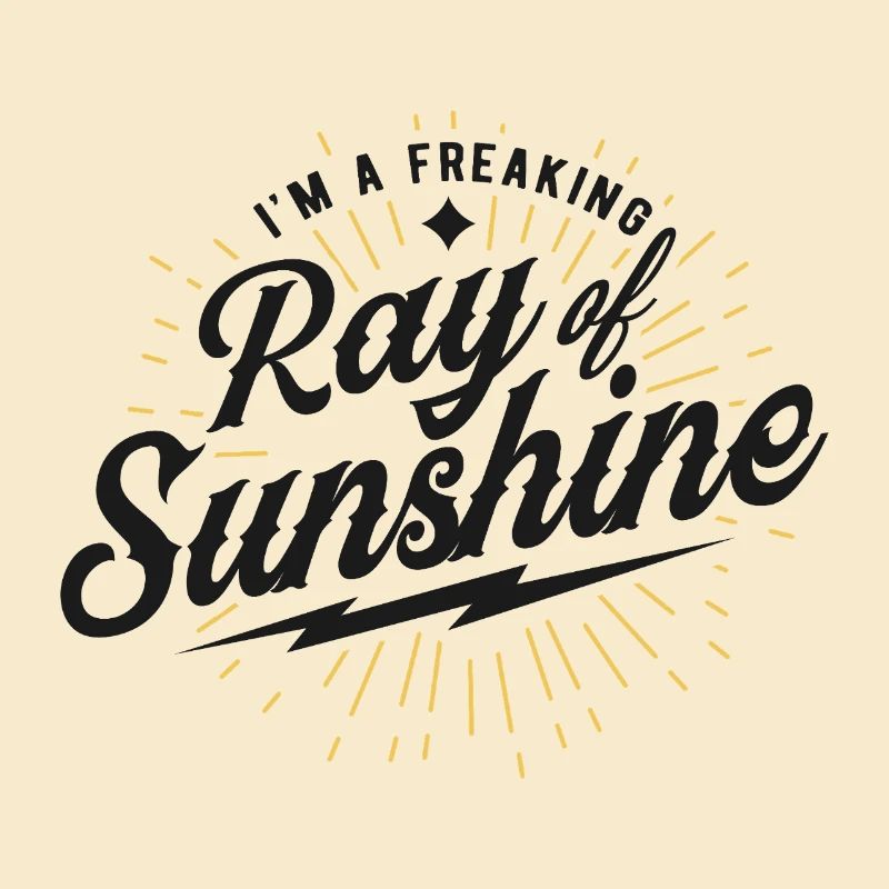 Conception de rayon de soleil effrayant