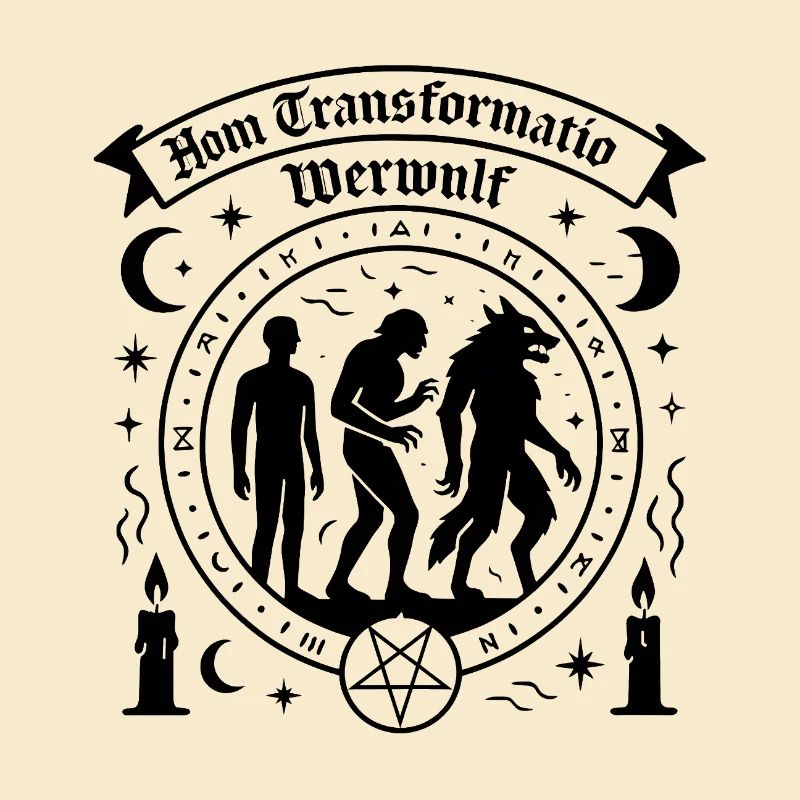Mensch Werwolf Transformation