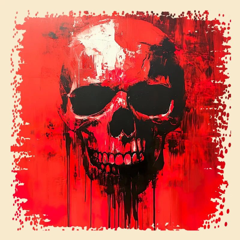 Dark Skull Art Print
