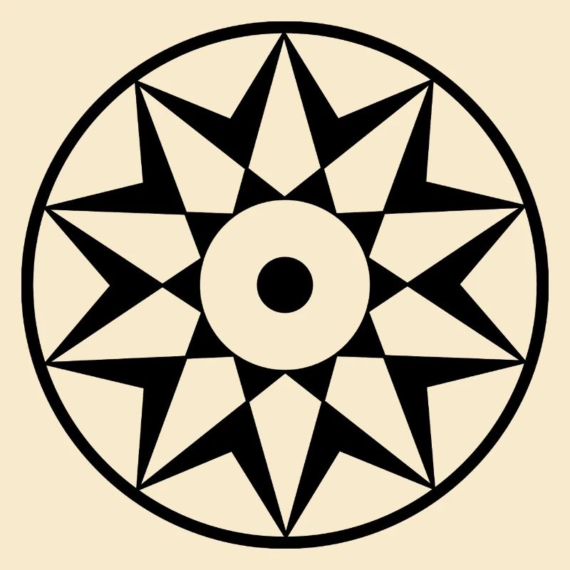 Décagramme Céleste Mandala