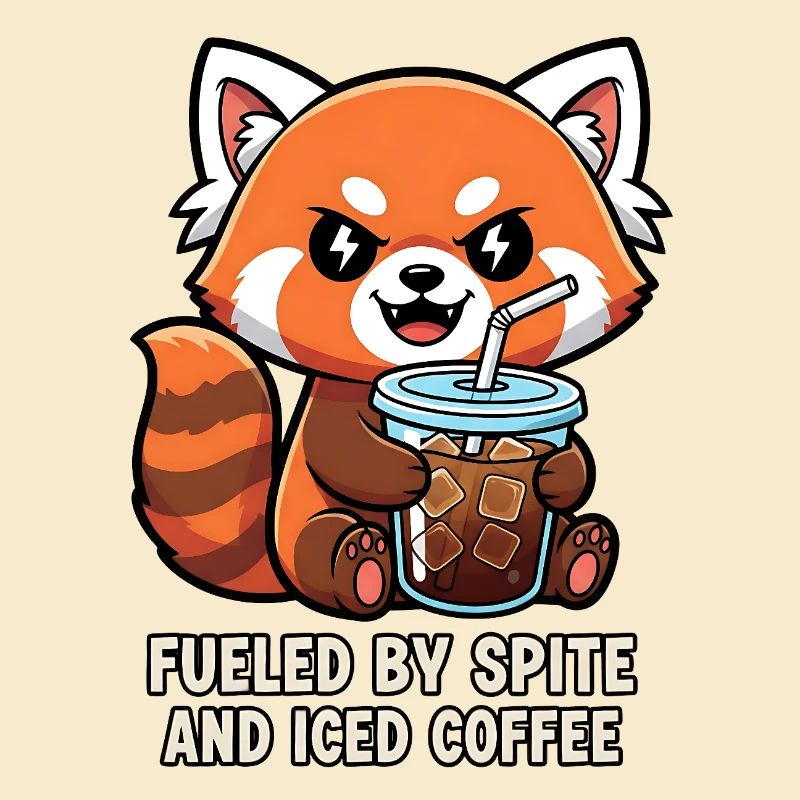 Effronté raton laveur café Meme Design