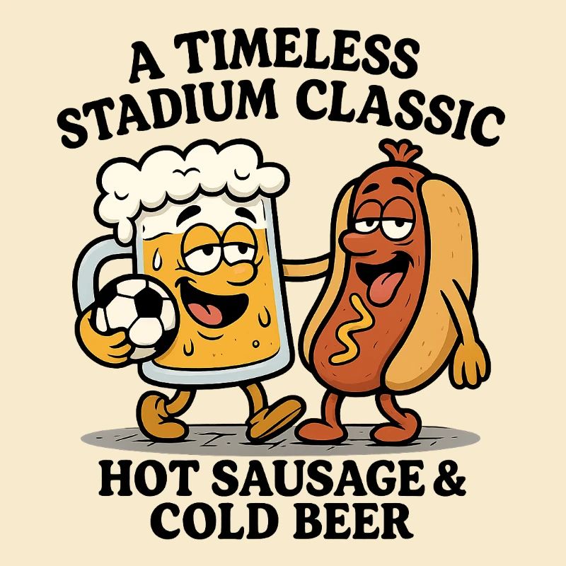 Bière et hot-dog