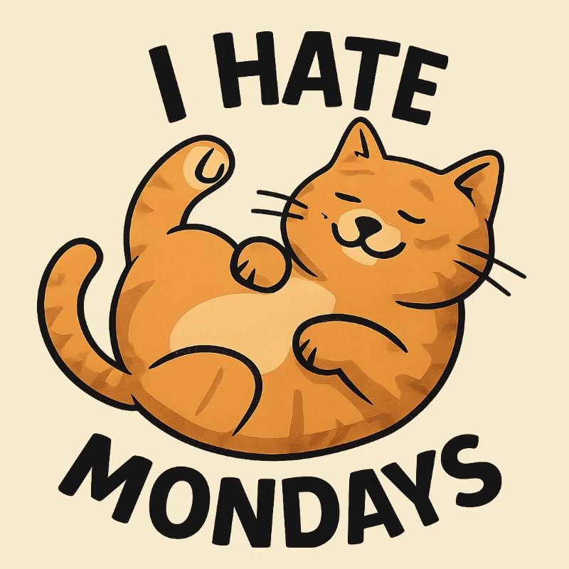 Charming cat drawing with sarcastic saying