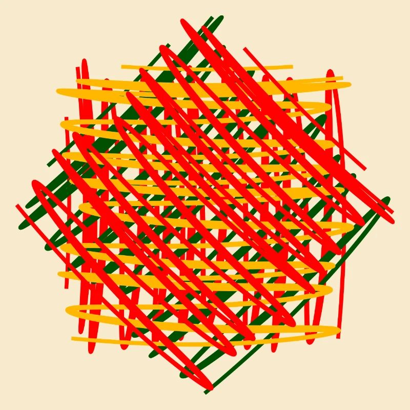 Geometrisches Farbenspiel Druckdesign