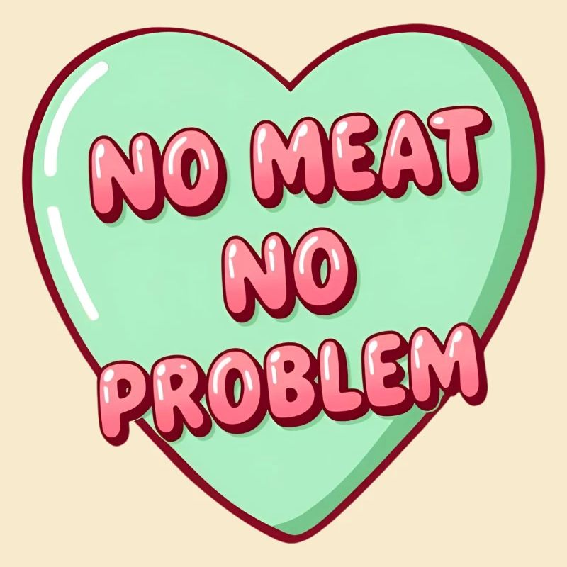 Mint Bubble Heart – No Meat No Problem