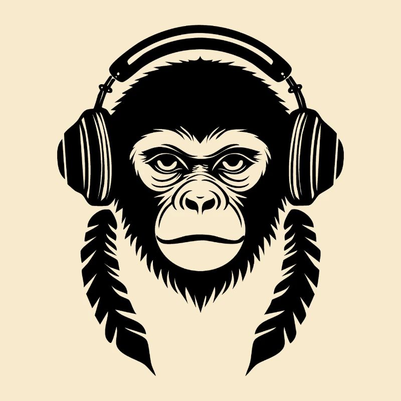 Digital Monkey Head Cyber Edition Shirt