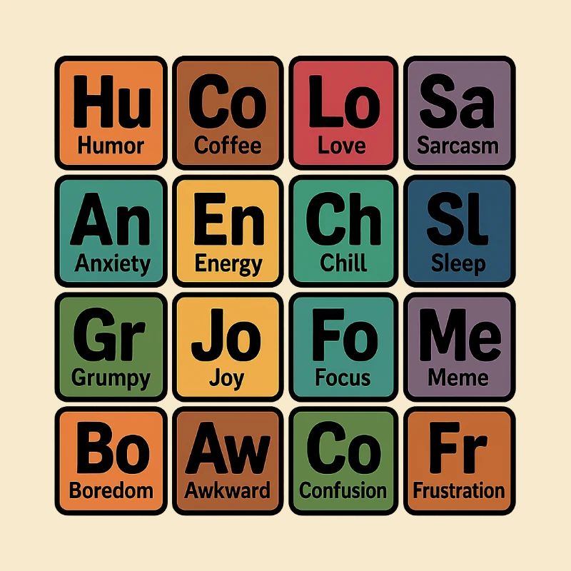 Colorful Emotion Squares