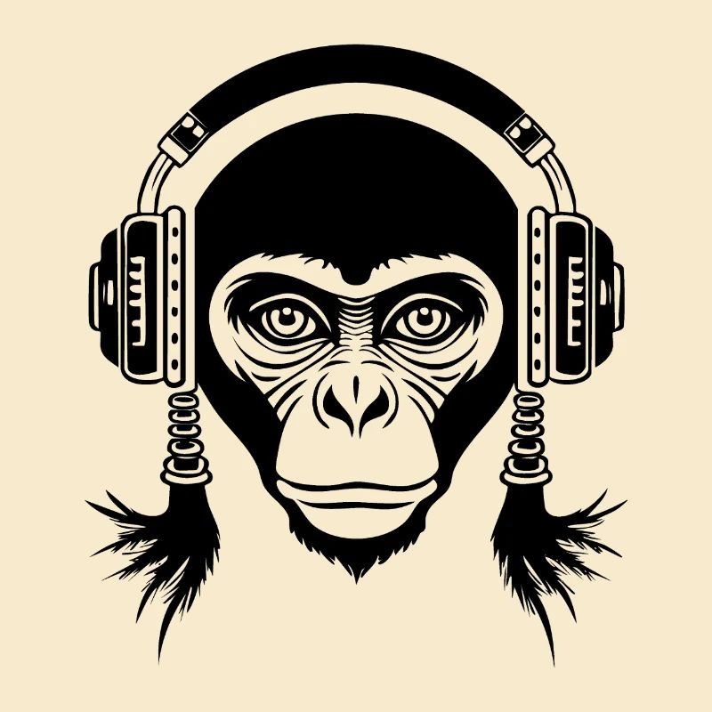 Replay Monkey Head Retro Mix Edition Shirt