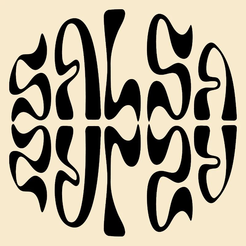 Conception de logo typographique Salsa
