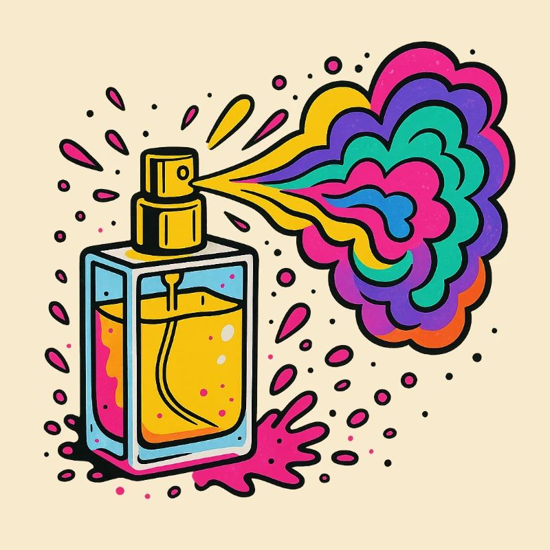 Neon Perfume Color Explosion