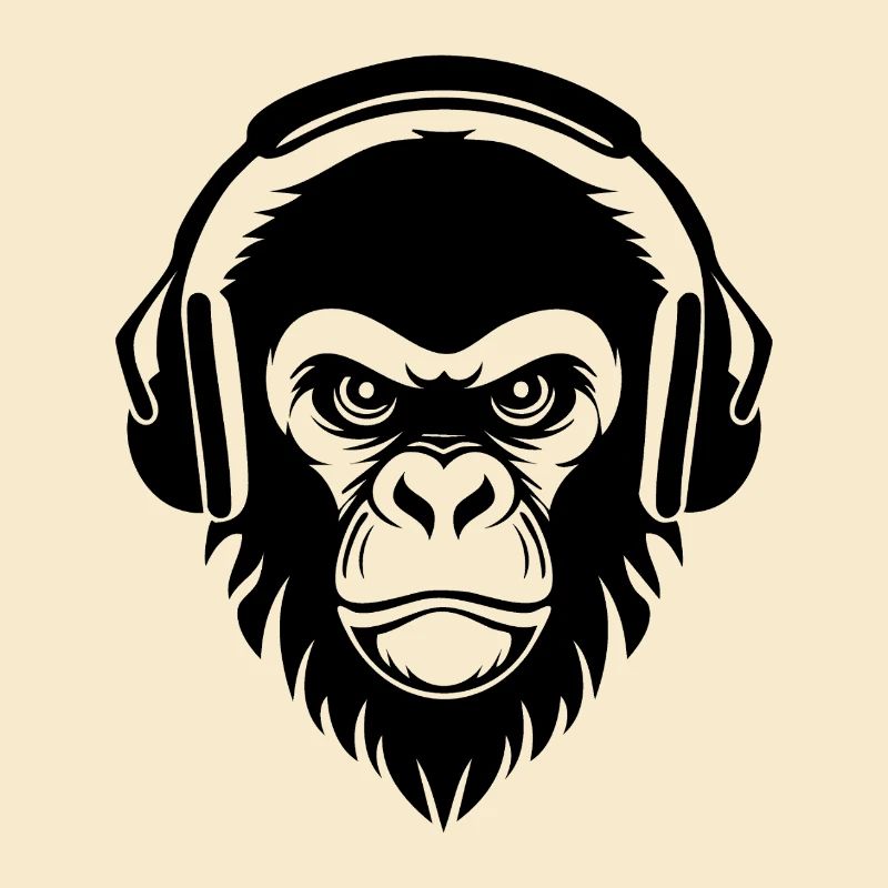 Chemise Masquée Underground Beat Monkey Head