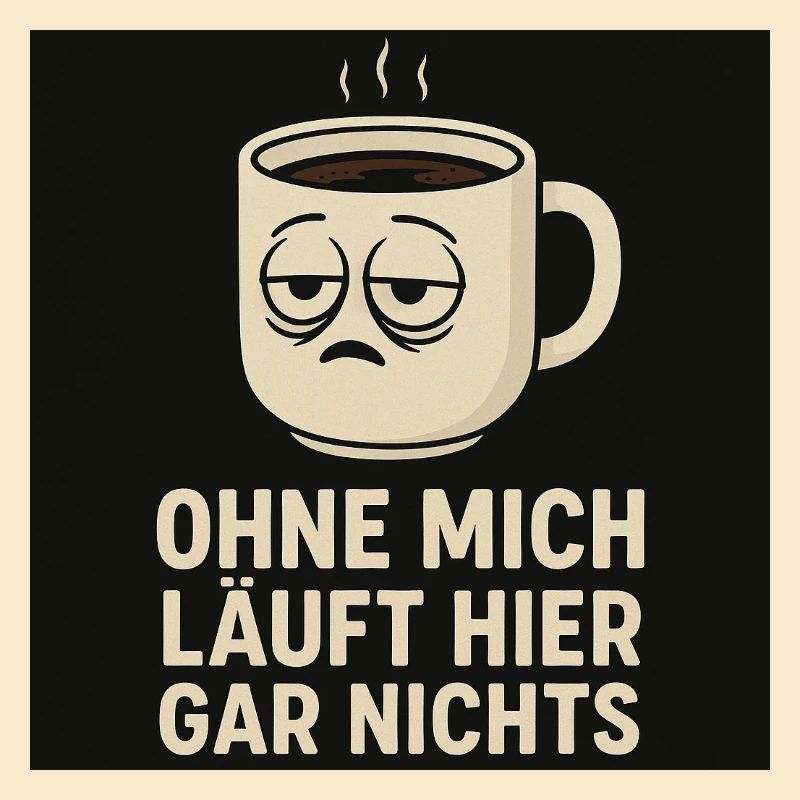 Ohne mich läuft hier gar nichts – Lustiger Kaffee