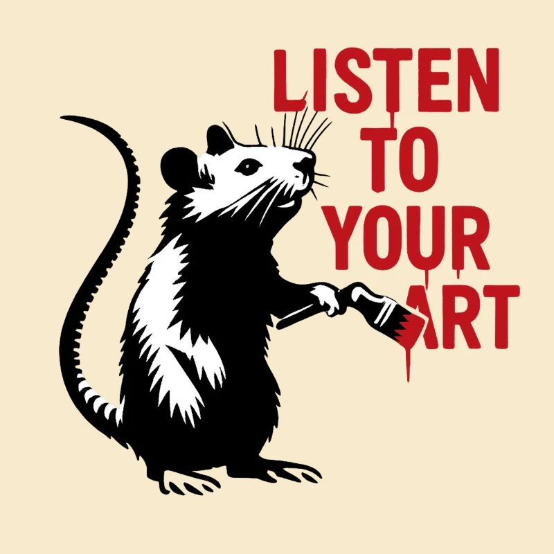Rat paints your art