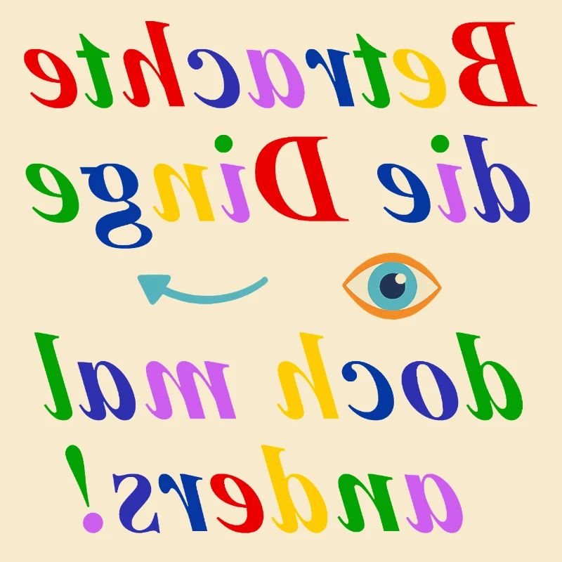 Betrachte die Dinge anders-Think Different Design