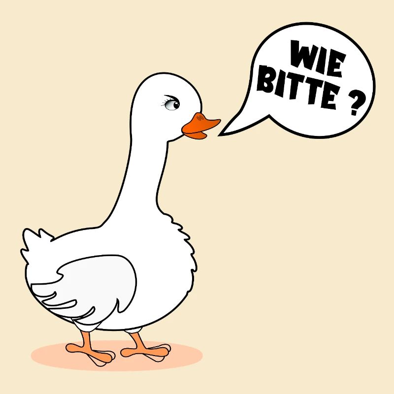 SELBSTBEWUSSTSEIN GANS WIE BITTE